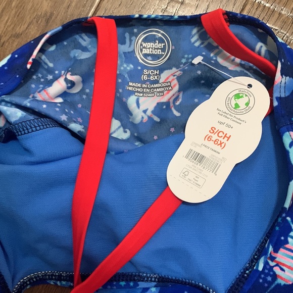 Girls Winder Nation Tankini size 6-6x NWT - Picture 4 of 4